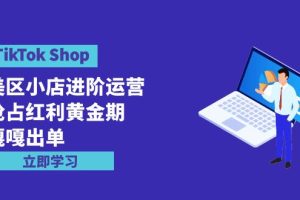 TikTok Shop-美区小店进阶运营，抢占红利黄金期 嘎嘎出单（7节课）