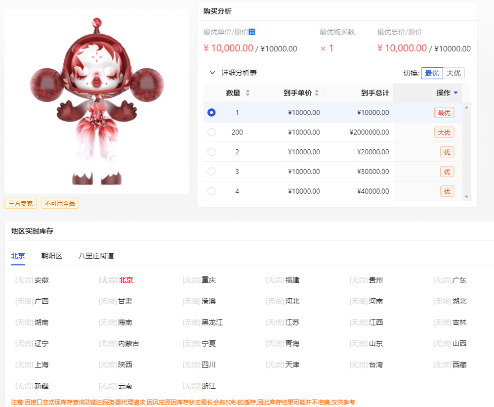 多商城库存监控助手_守候购_PC/手机库存查询工具