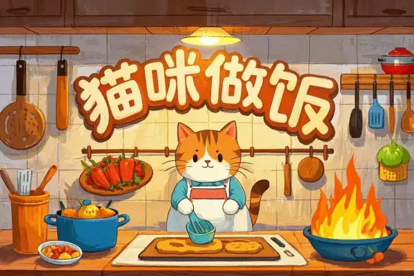 最近很火的爆款猫咪做饭教程拆解【飞书文档教程】