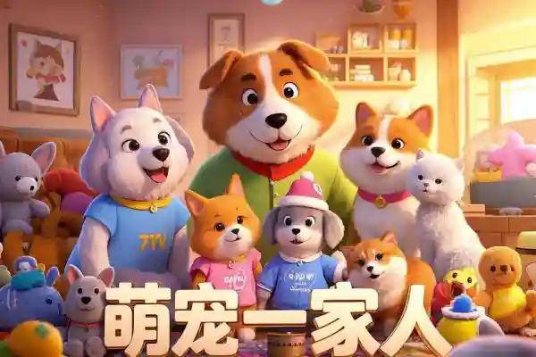 AI萌宠一家人小白3步上手爆款率80%轻松AI变现萌宠搞钱