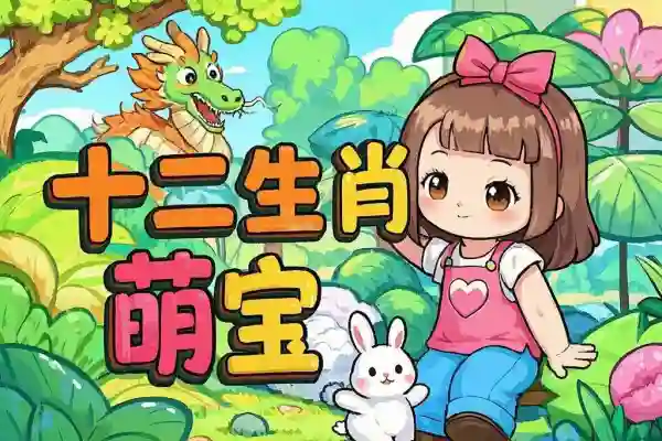 十二生肖萌宝新玩法AI一键生成实现多平台创收